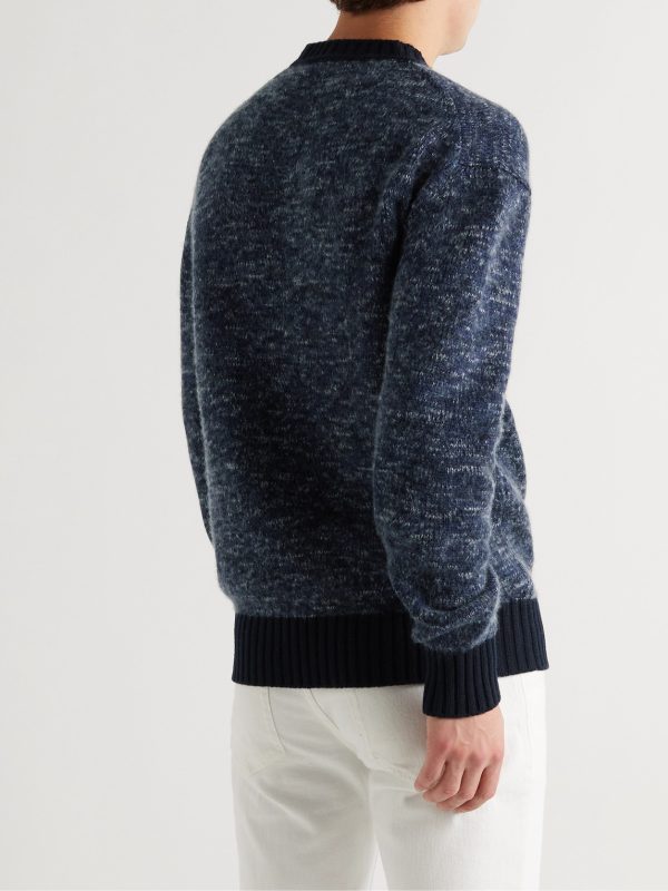Cashmere and Silk-Blend Sweater - BK Cashmere and Silk-Blend Sweater - BK