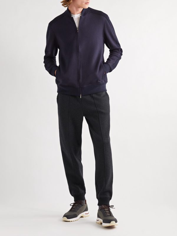 Tapered Cashmere-Blend Sweatpants - OU Tapered Cashmere-Blend Sweatpants - OU