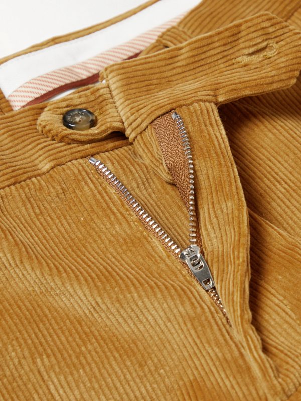 Straight-Leg Cotton-Corduroy Trousers - CU