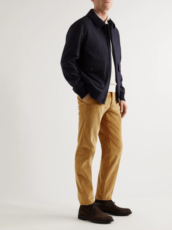 Straight-Leg Cotton-Corduroy Trousers - OU