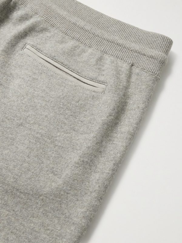 Tapered Cashmere-Blend Sweatpants - CU Tapered Cashmere-Blend Sweatpants - CU