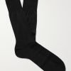 No 4 Mulberry Silk-Blend Socks No 4 Mulberry Silk-Blend Socks