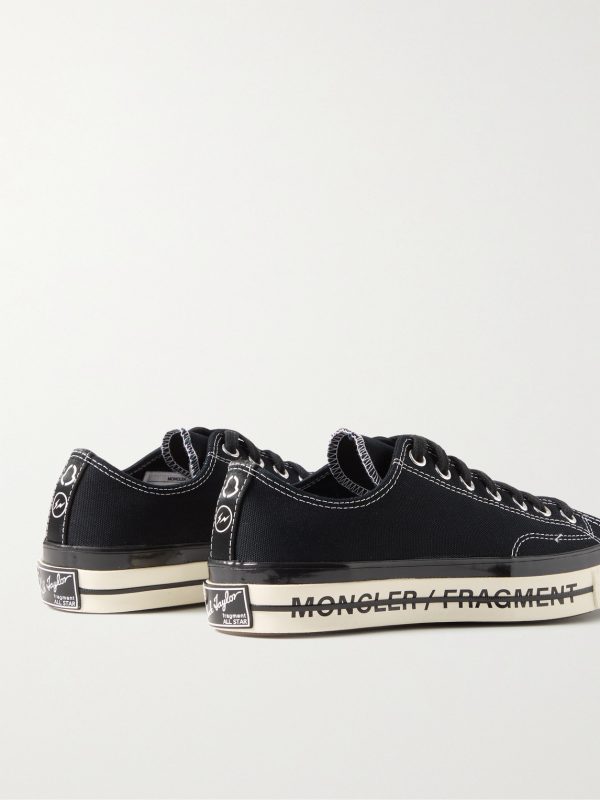 + Converse 7 Moncler Fragment Fraylor III Canvas Sneakers - BK + Converse 7 Moncler Fragment Fraylor III Canvas Sneakers - BK