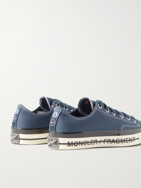 + Converse 7 Moncler Fragment Fraylor III Canvas Sneakers - BK + Converse 7 Moncler Fragment Fraylor III Canvas Sneakers - BK