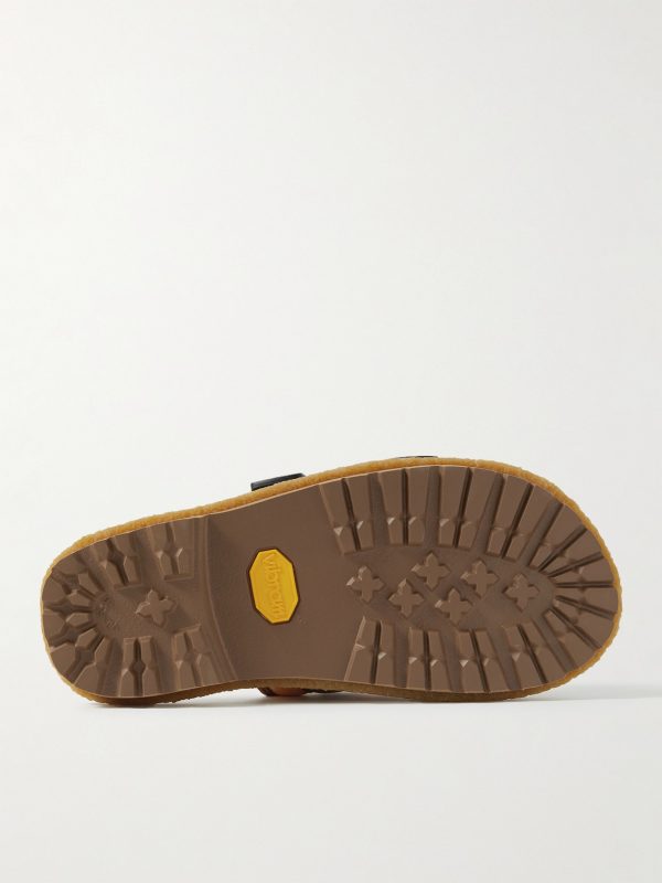 + Suicoke 2 Moncler 1952 Moto Mountain Ripstop and Rubber Slides - E1