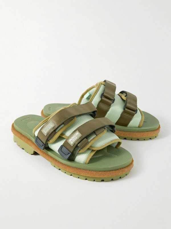 + Suicoke 2 Moncler 1952 Moto Mountain Ripstop and Rubber Slides - FR + Suicoke 2 Moncler 1952 Moto Mountain Ripstop and Rubber Slides - FR