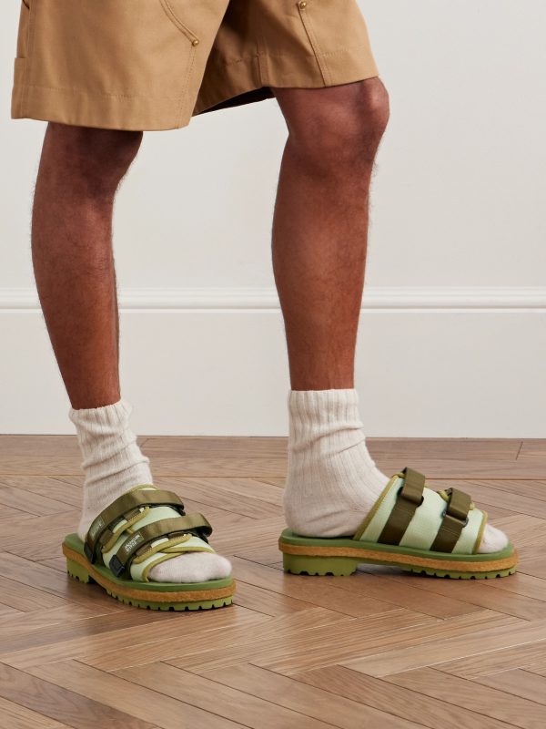 + Suicoke 2 Moncler 1952 Moto Mountain Ripstop and Rubber Slides - OU + Suicoke 2 Moncler 1952 Moto Mountain Ripstop and Rubber Slides - OU