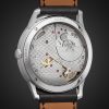 Slim d'Hermès Acier Automatic 39.5mm Stainless Steel and Leather Watch, Ref. No. 052839WW00 - BK