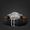 Slim d'Hermès Acier Automatic 39.5mm Stainless Steel and Leather Watch, Ref. No. 052839WW00 - E2
