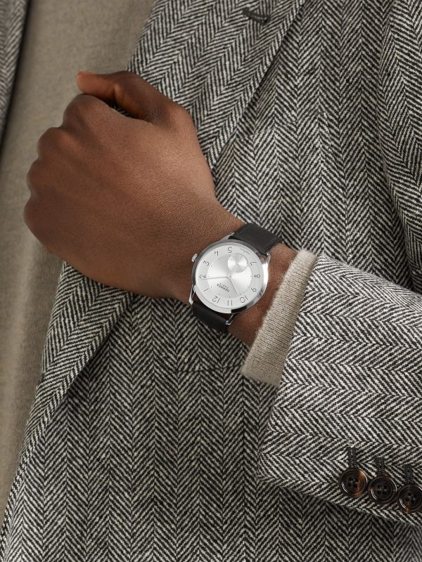 Slim d'Hermès Acier Automatic 39.5mm Stainless Steel and Leather Watch, Ref. No. 052839WW00 - OU