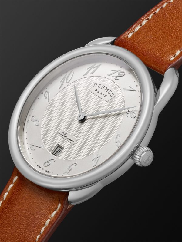 Arceau Automatic 40mm Stainless Steel and Leather Watch, Ref. No. 055473WW00 - FR Arceau Automatic 40mm Stainless Steel and Leather Watch, Ref. No. 055473WW00 - FR