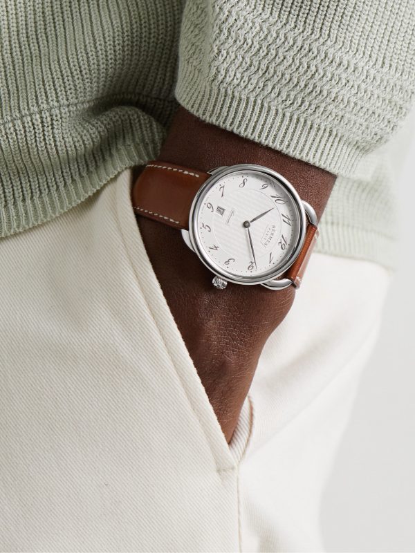 Arceau Automatic 40mm Stainless Steel and Leather Watch, Ref. No. 055473WW00 - OU Arceau Automatic 40mm Stainless Steel and Leather Watch, Ref. No. 055473WW00 - OU