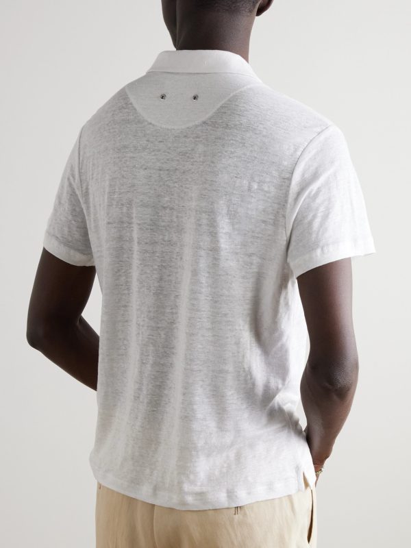 Linen Polo Shirt - BK Linen Polo Shirt - BK