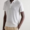 Linen Polo Shirt - FR Linen Polo Shirt - FR