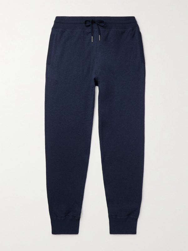 Slim-Fit Tapered Cotton, Silk and Cashmere-Blend Sweatpants Slim-Fit Tapered Cotton, Silk and Cashmere-Blend Sweatpants
