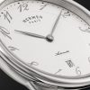 Montre Arceau Automatic 40mm Stainless Steel and Alligator Watch, Ref. No. 55547WW00 - CU
