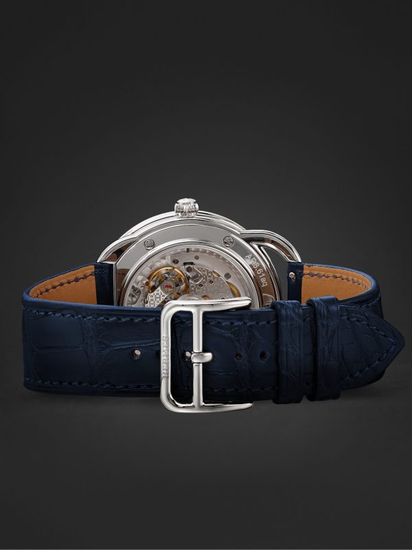 Montre Arceau Automatic 40mm Stainless Steel and Alligator Watch, Ref. No. 55547WW00 - E2