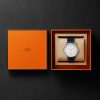 Montre Arceau Automatic 40mm Stainless Steel and Alligator Watch, Ref. No. 55547WW00 - E3