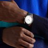 Montre Arceau Automatic 40mm Stainless Steel and Alligator Watch, Ref. No. 55547WW00 - OU