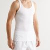 Ribbed Cotton and Modal-Blend Tank Top - FR Ribbed Cotton and Modal-Blend Tank Top - FR