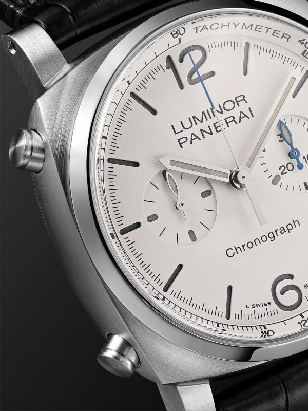 Luminor Chrono Automatic Flyback Chronograph 44mm Stainless Steel and Alligator Watch, Ref. No. PAM1218 - CU Luminor Chrono Automatic Flyback Chronograph 44mm Stainless Steel and Alligator Watch, Ref. No. PAM1218 - CU