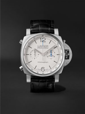 Luminor Chrono Automatic Flyback Chronograph 44mm Stainless Steel and Alligator Watch, Ref. No. PAM1218 Luminor Chrono Automatic Flyback Chronograph 44mm Stainless Steel and Alligator Watch, Ref. No. PAM1218