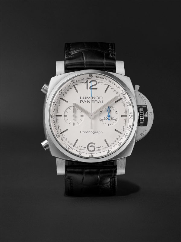 Luminor Chrono Automatic Flyback Chronograph 44mm Stainless Steel and Alligator Watch, Ref. No. PAM1218 Luminor Chrono Automatic Flyback Chronograph 44mm Stainless Steel and Alligator Watch, Ref. No. PAM1218