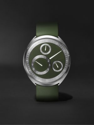 + MR PORTER Type 1 Slim Limited Edition Automatic 42mm Titanium and Rubber Watch, Ref. No. TYPE1 MRP + MR PORTER Type 1 Slim Limited Edition Automatic 42mm Titanium and Rubber Watch, Ref. No. TYPE1 MRP