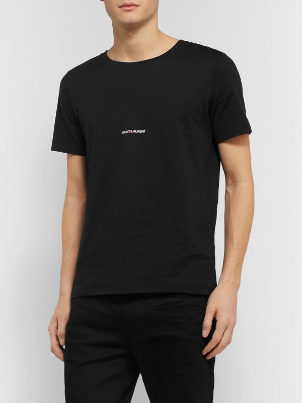 Slim-Fit Logo-Print Cotton-Jersey T-Shirt - FR Slim-Fit Logo-Print Cotton-Jersey T-Shirt - FR