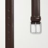 3cm Dark-Brown Leather Belt - E1 3cm Dark-Brown Leather Belt - E1