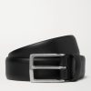 3cm Black Leather Belt 3cm Black Leather Belt