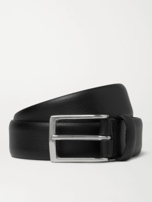 3cm Black Leather Belt 3cm Black Leather Belt