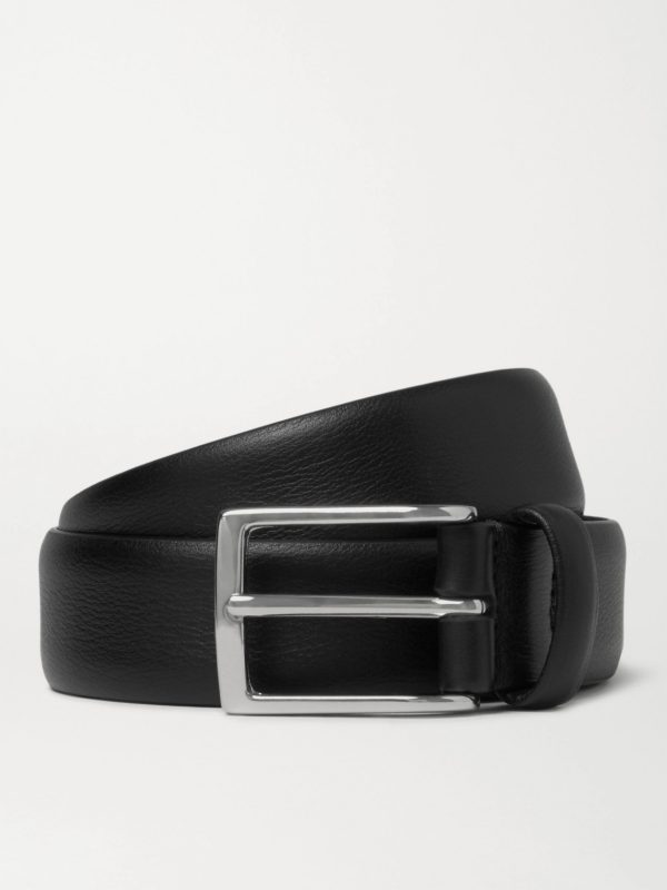 3cm Black Leather Belt 3cm Black Leather Belt