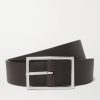 3cm Black and Dark-Brown Reversible Leather Belt 3cm Black and Dark-Brown Reversible Leather Belt