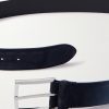3.5cm Navy Suede Belt - E1 3.5cm Navy Suede Belt - E1