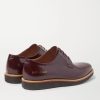 Polished-Leather Derby Shoes - BK