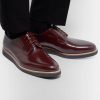 Polished-Leather Derby Shoes - E1