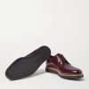 Polished-Leather Derby Shoes - E2