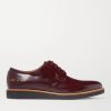 Polished-Leather Derby Shoes