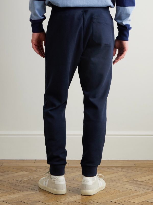 Slim-Fit Tapered Jersey Sweatpants - BK Slim-Fit Tapered Jersey Sweatpants - BK