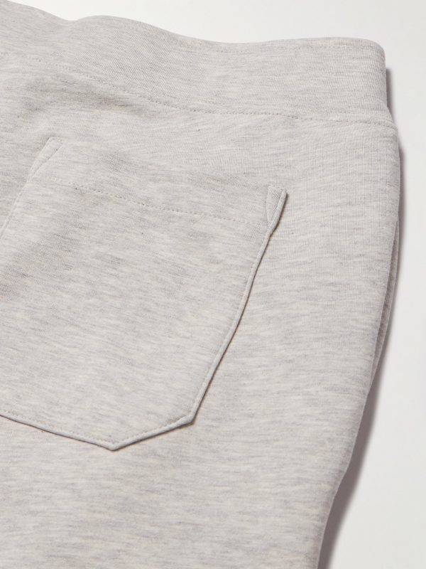 Slim-Fit Mélange Tapered Jersey Sweatpants - CU