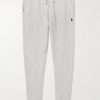Slim-Fit Mélange Tapered Jersey Sweatpants