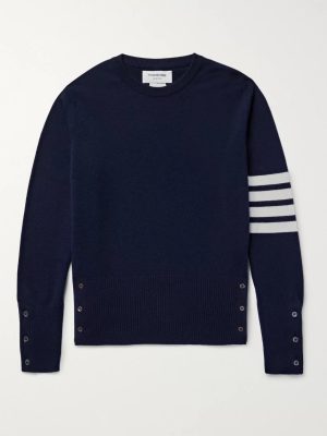 Slim-Fit Striped Cashmere Sweater Slim-Fit Striped Cashmere Sweater