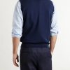 Hadfield Slim-Fit Merino Wool Sweater Vest - BK Hadfield Slim-Fit Merino Wool Sweater Vest - BK