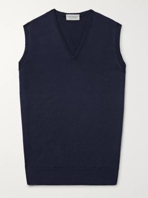 Hadfield Slim-Fit Merino Wool Sweater Vest