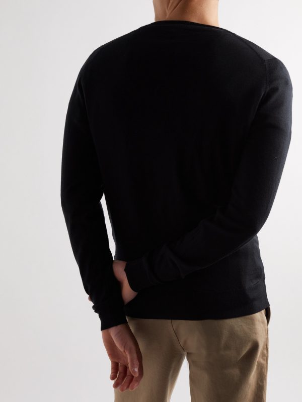 Lundy Slim-Fit Merino Wool Sweater - BK Lundy Slim-Fit Merino Wool Sweater - BK