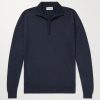 Tapton Slim-Fit Merino Wool Half-Zip Sweater Tapton Slim-Fit Merino Wool Half-Zip Sweater