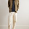 Tapton Slim-Fit Merino Wool Half-Zip Sweater - OU Tapton Slim-Fit Merino Wool Half-Zip Sweater - OU