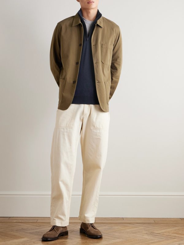 Tapton Slim-Fit Merino Wool Half-Zip Sweater - OU Tapton Slim-Fit Merino Wool Half-Zip Sweater - OU