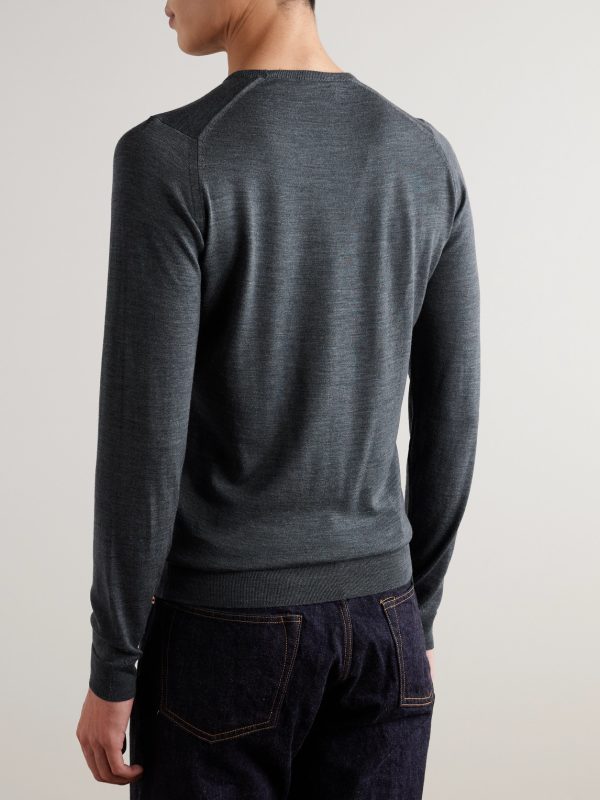 Lundy Slim-Fit Merino Wool Sweater - BK